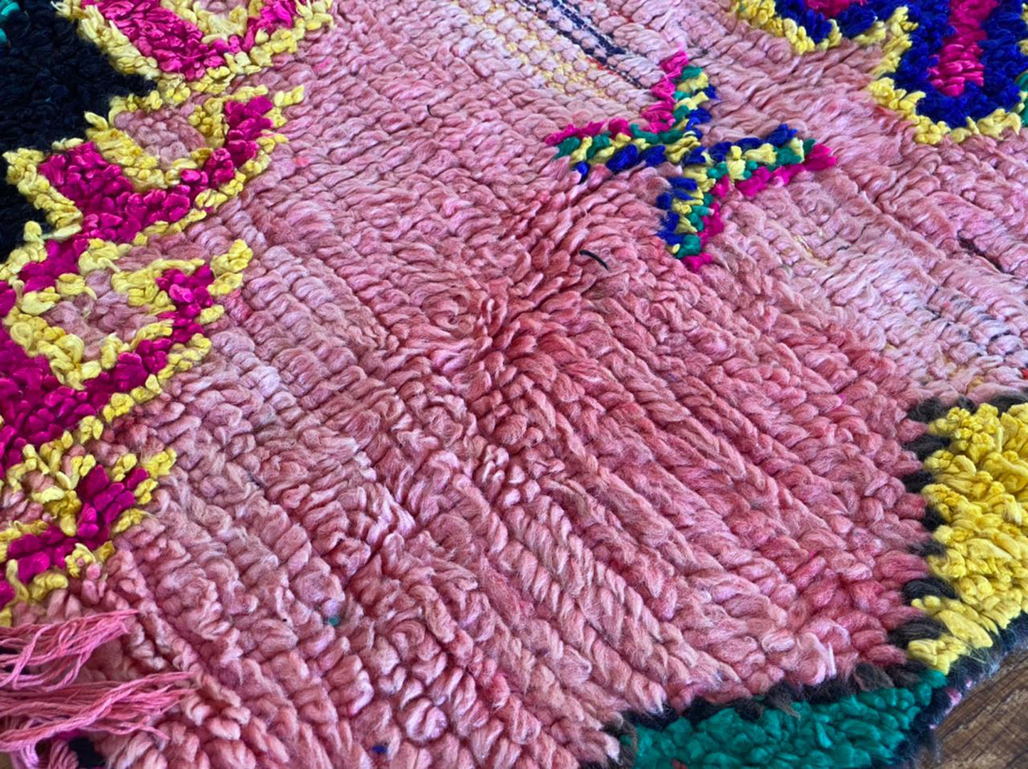 3x11 Vintage Long Moroccan runner Rug. Colorful Berber Rug.