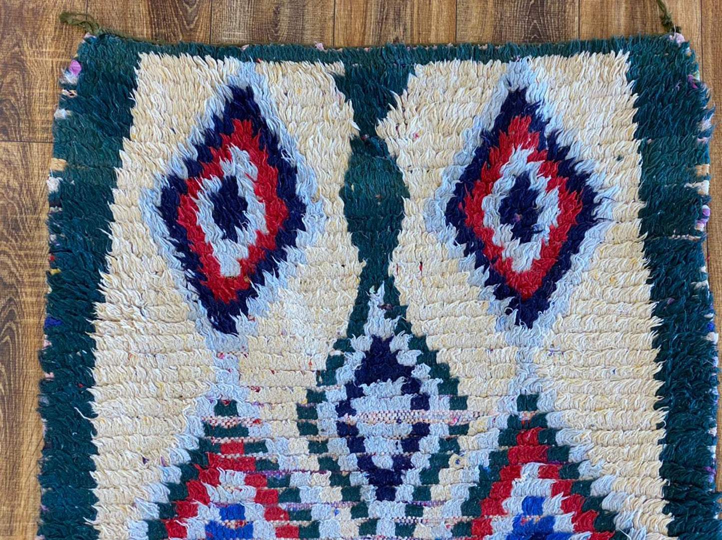 Moroccan small vintage rug 3x5 ft.