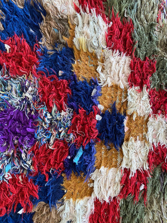 Tapis berbère marocain long 3x12 pieds.