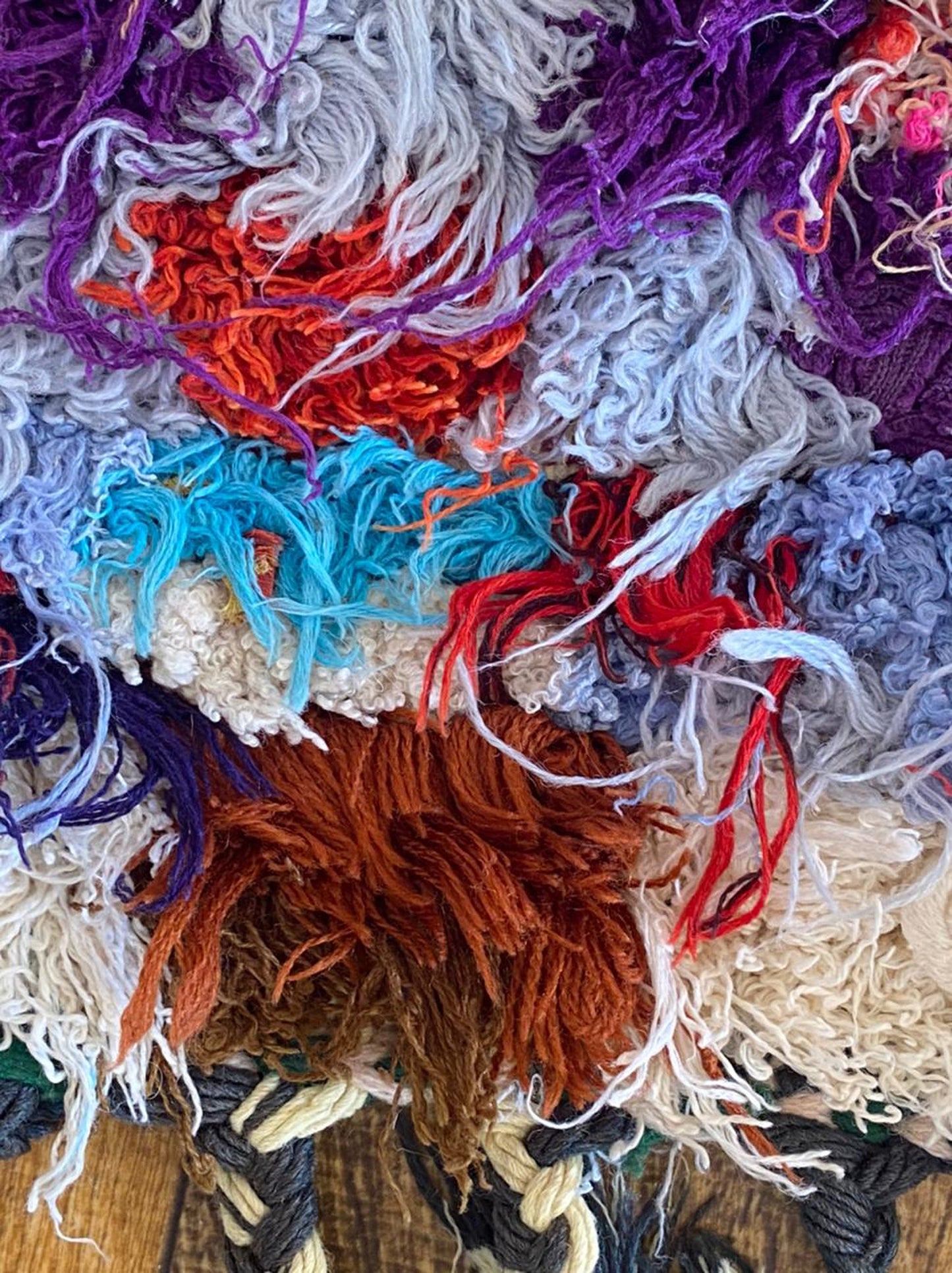 4x6 ft Moroccan vintage area rug.