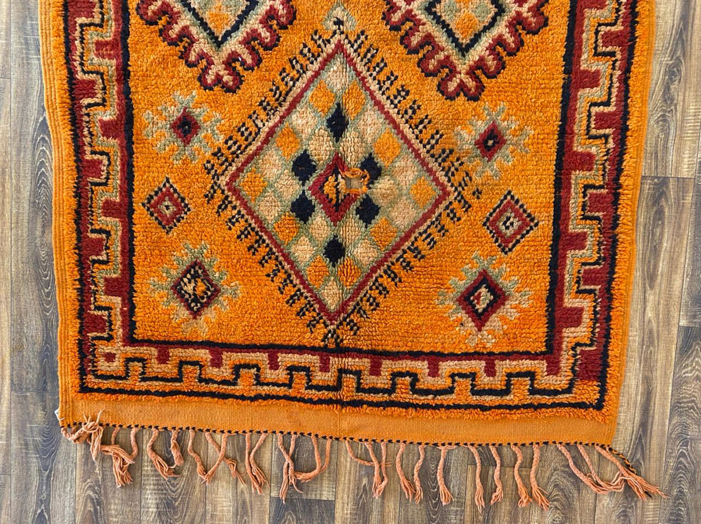 Moroccan large runner rug 5x13 ft.