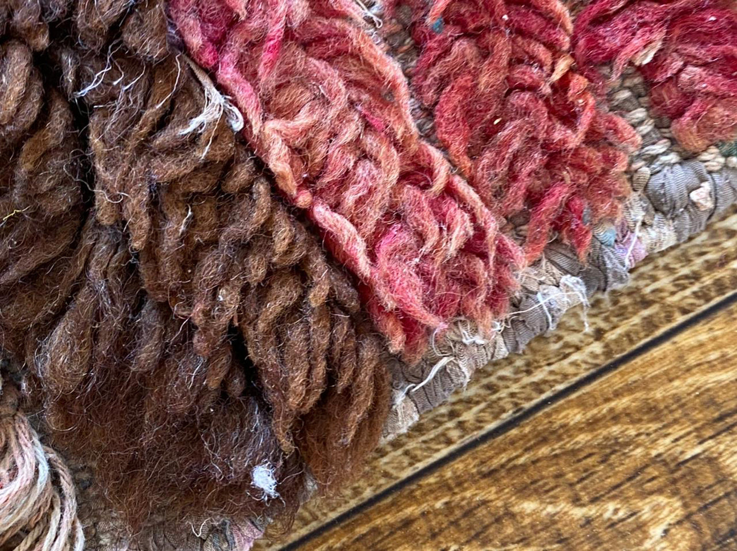 3x6 ft Moroccan Berber vintage rug.