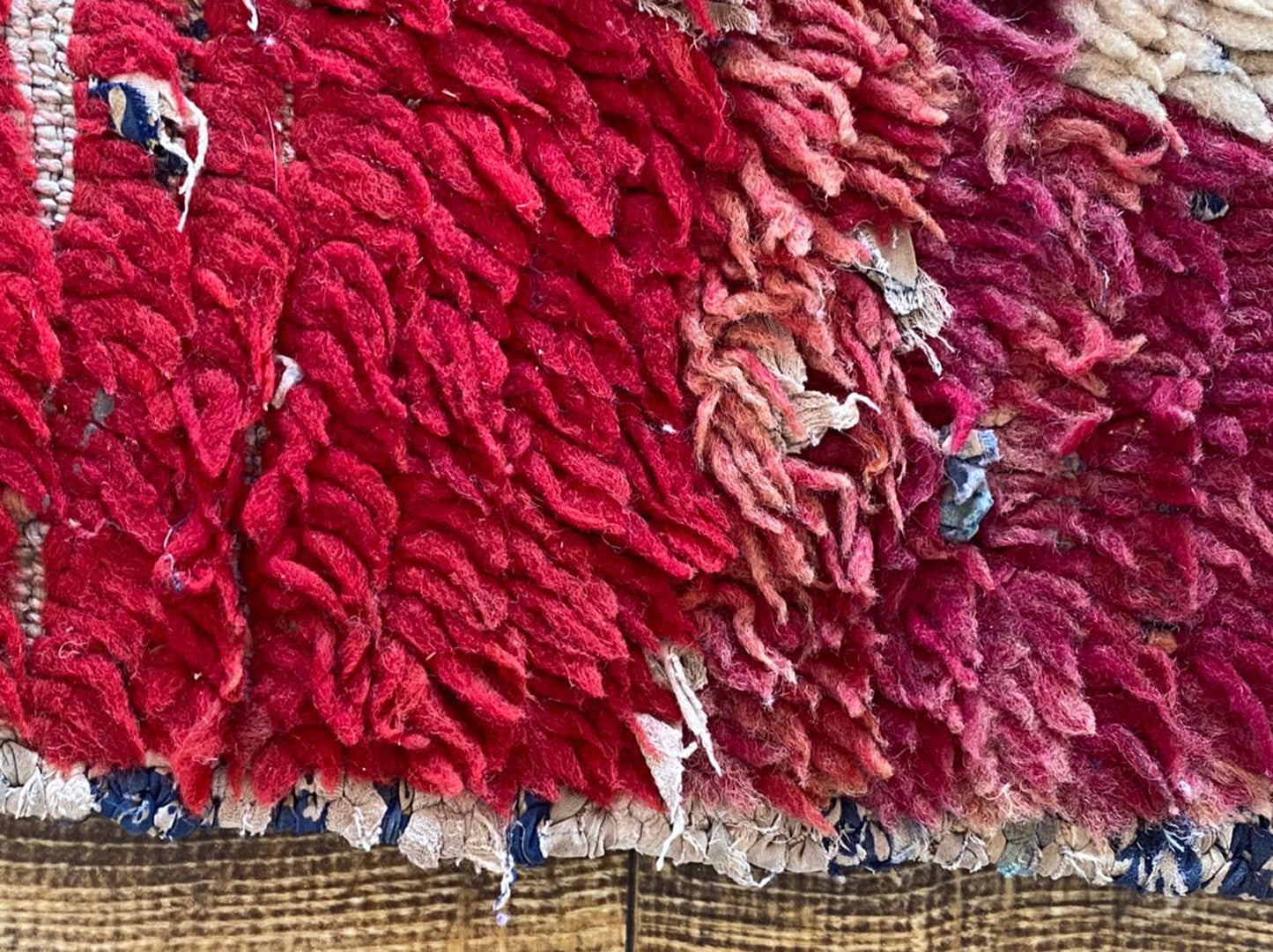 3x6 ft Moroccan Berber vintage rug.