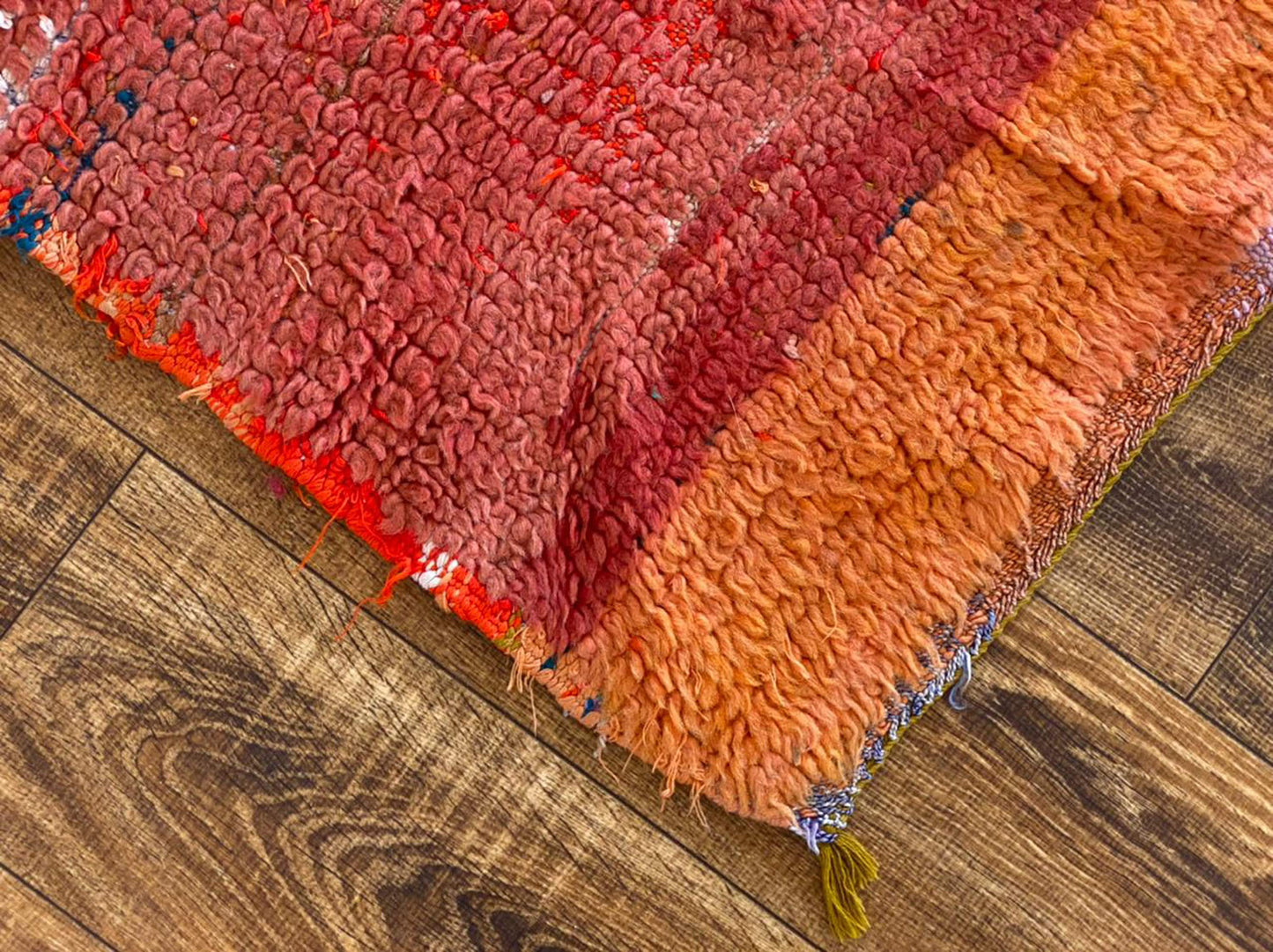 3x5 ft Moroccan small Berber area rug.