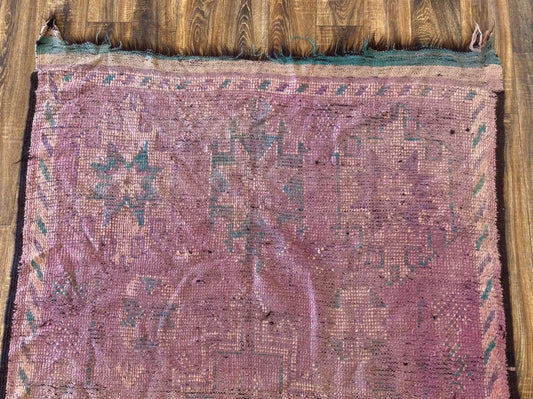 5x9 ft Moroccan purple large area rug.