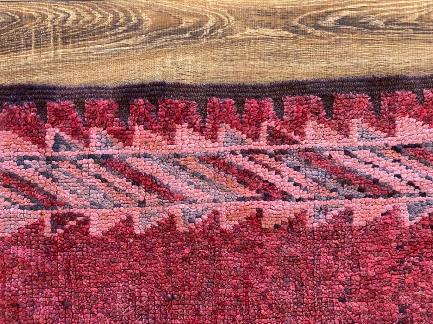 4x7 ft Moroccan Berber area rug.