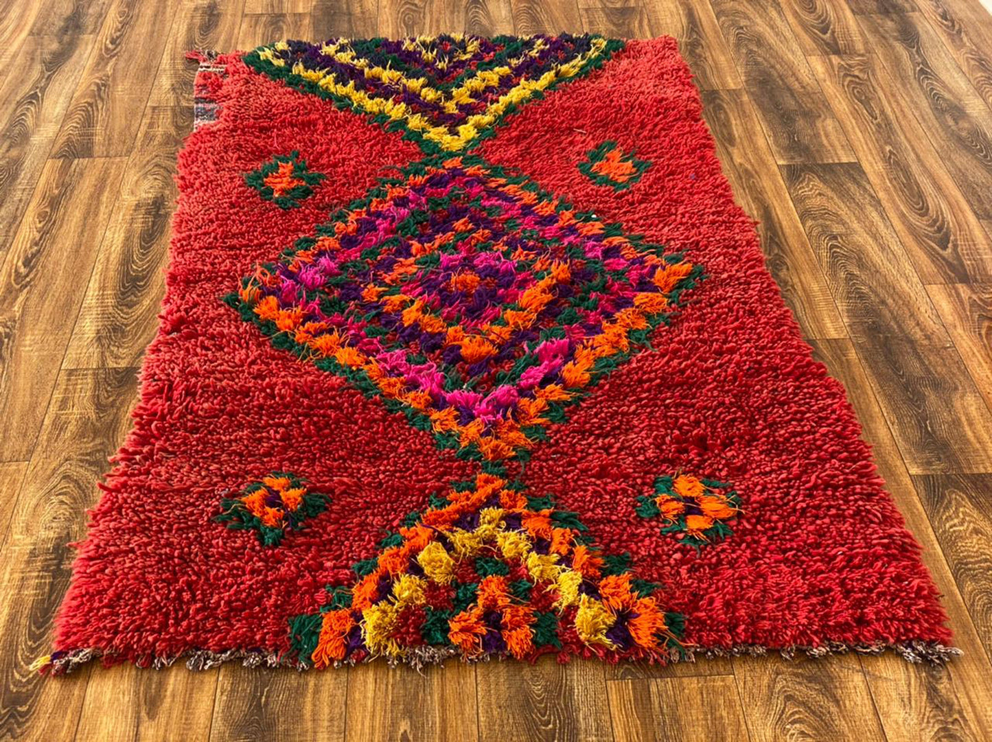 Moroccan Berber area rug 4x6 ft.
