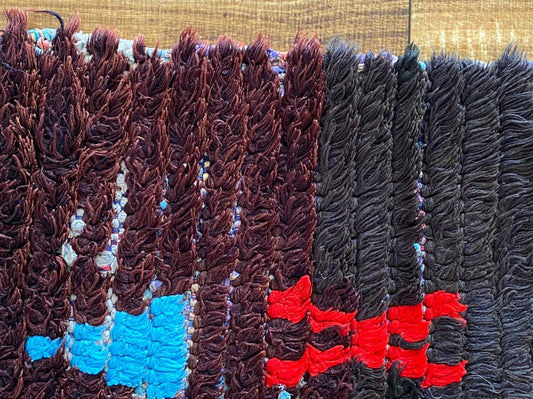 Tapis de couloir berbère marocain 3x8 pi.