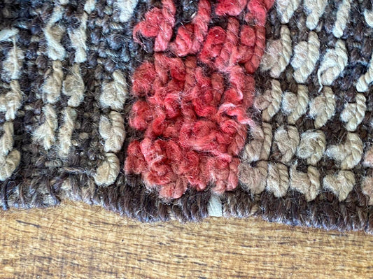 Tapis marocain étroit de 3 x 10 pieds.