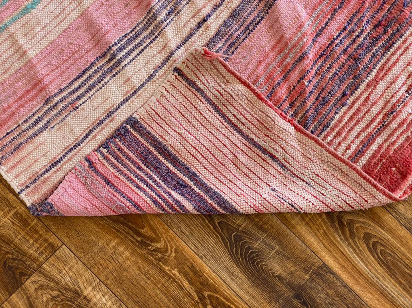 3x7 ft Moroccan vintage area rug.