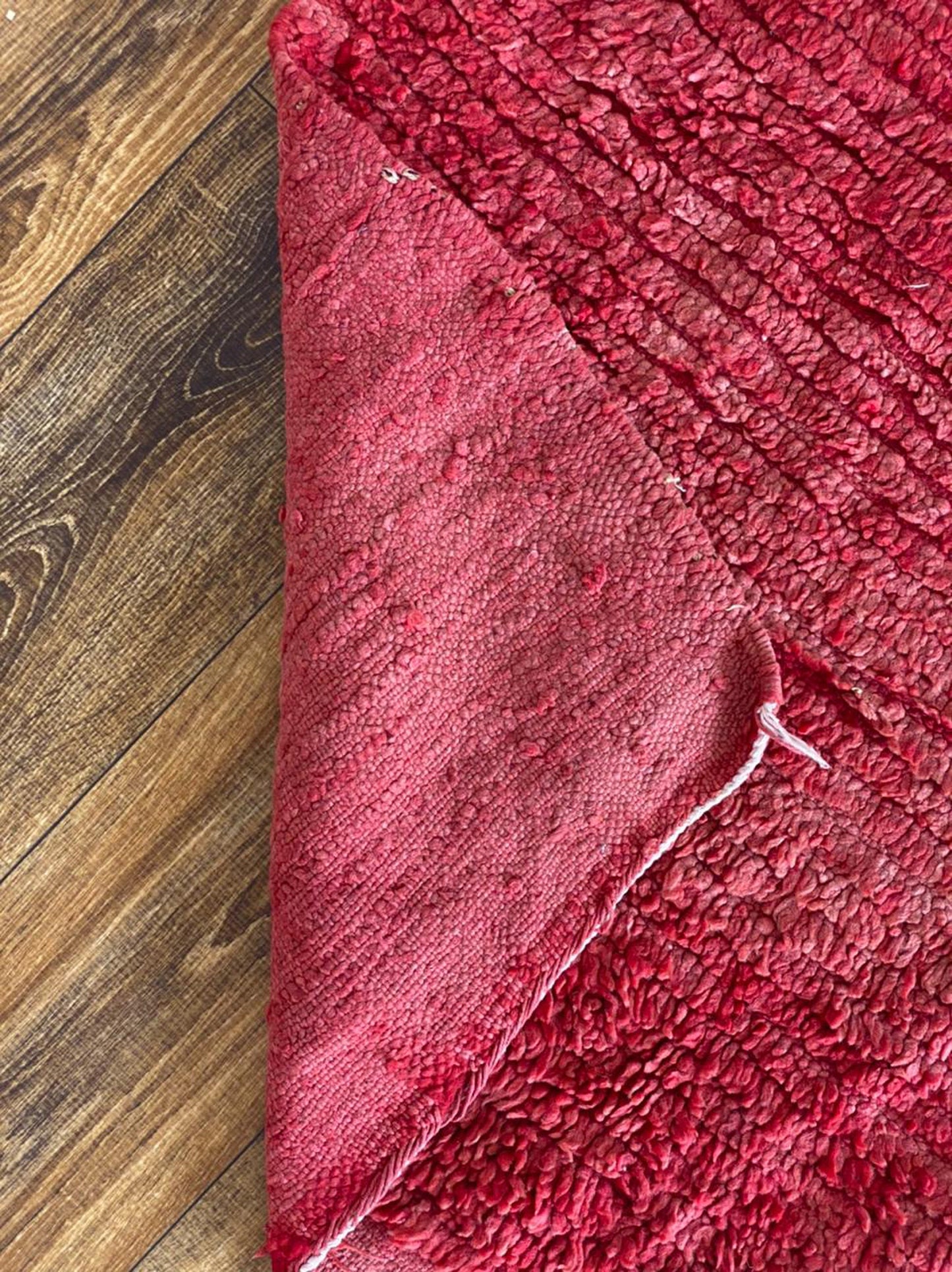 3x7 ft Moroccan small vintage runner rug.