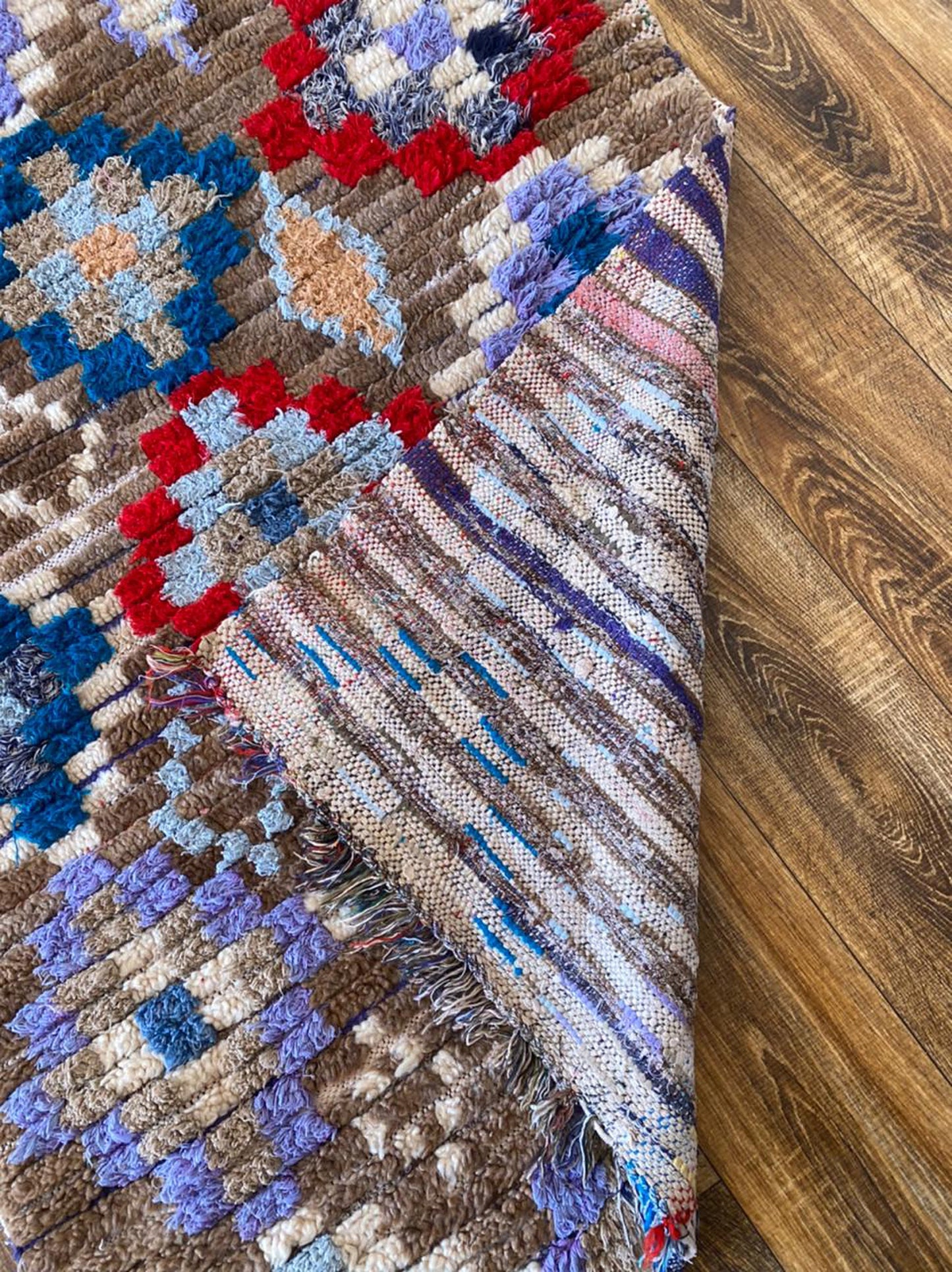 3x6 ft Berber Moroccan vintage area rug.