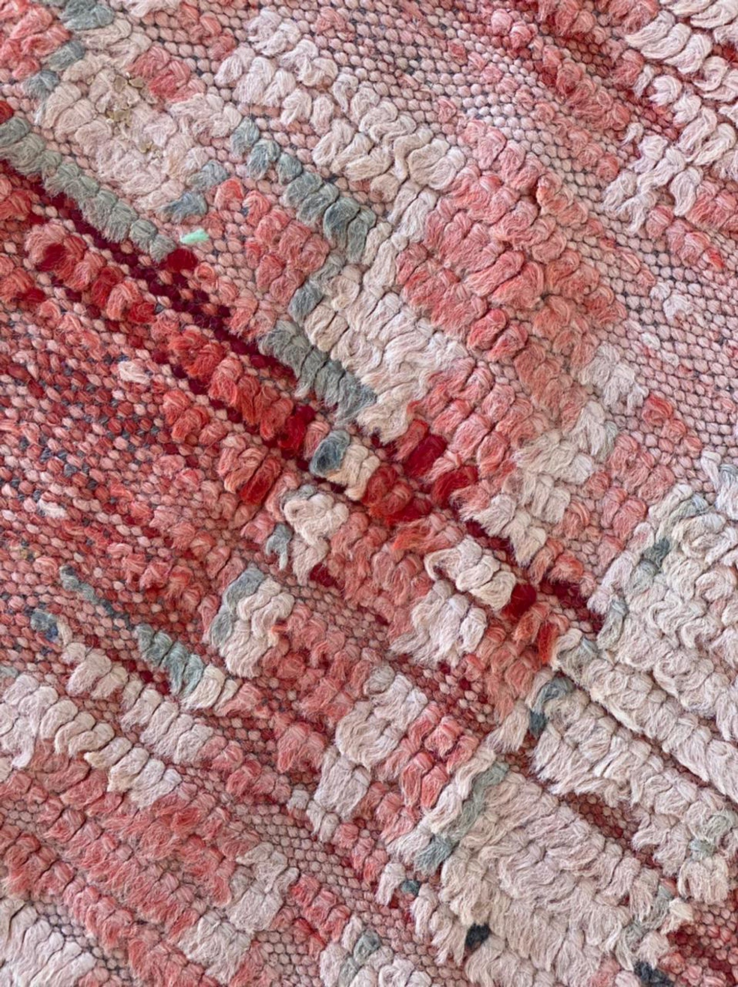 Vintage large Moroccan rug 5x10 ft.