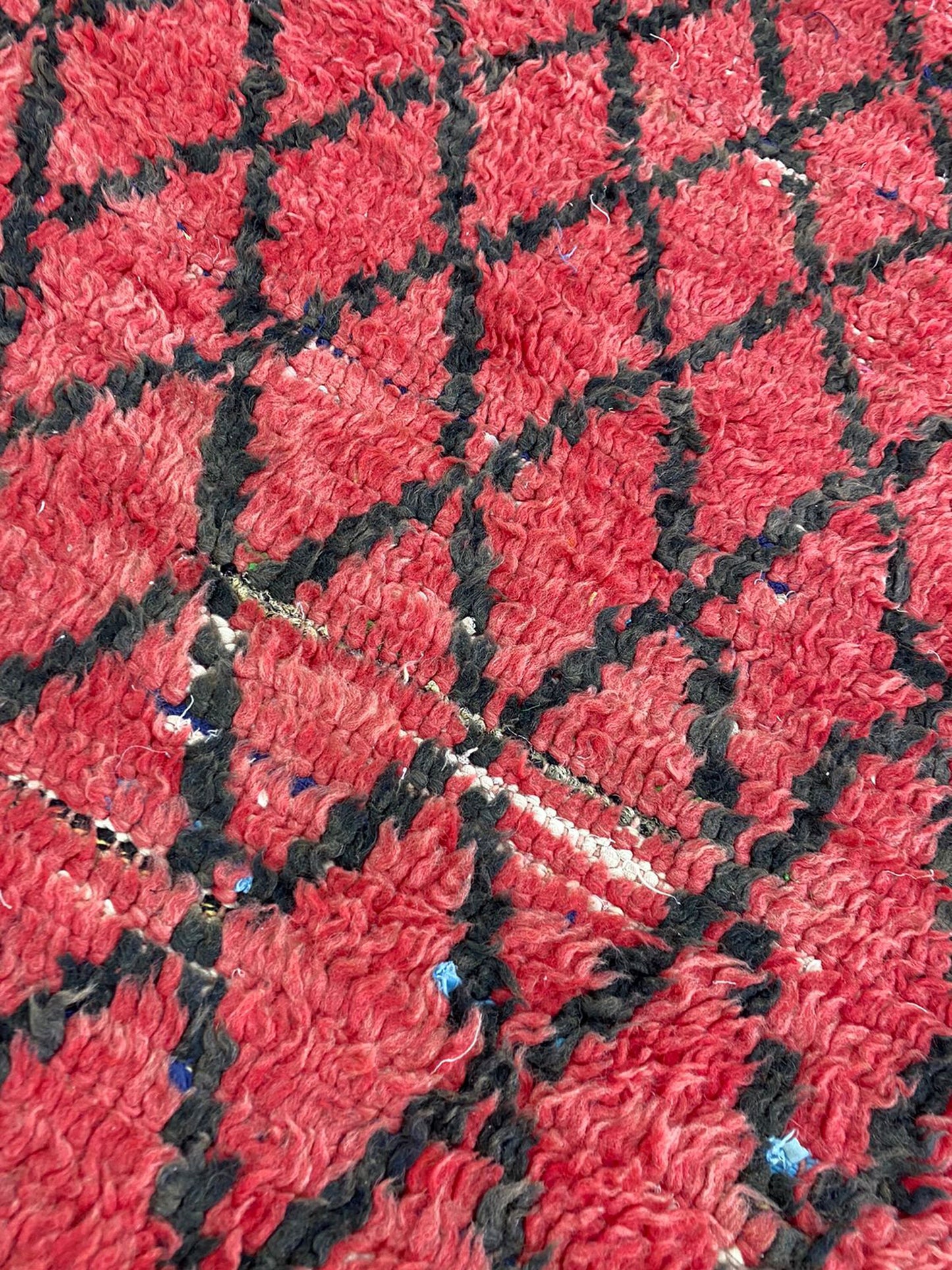 3x10 ft Morrocan vintage long diamond rug, Moroccan Berber narrow runner rug, woven Bohemian rug.