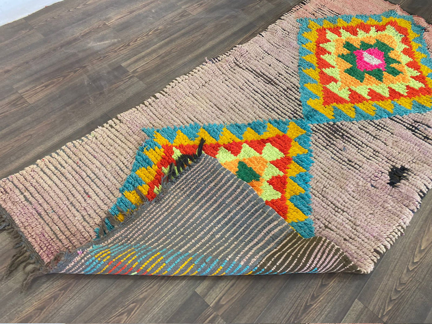 4x8 ft Authentic Moroccan Rugs, unique vintage Berber Rug.