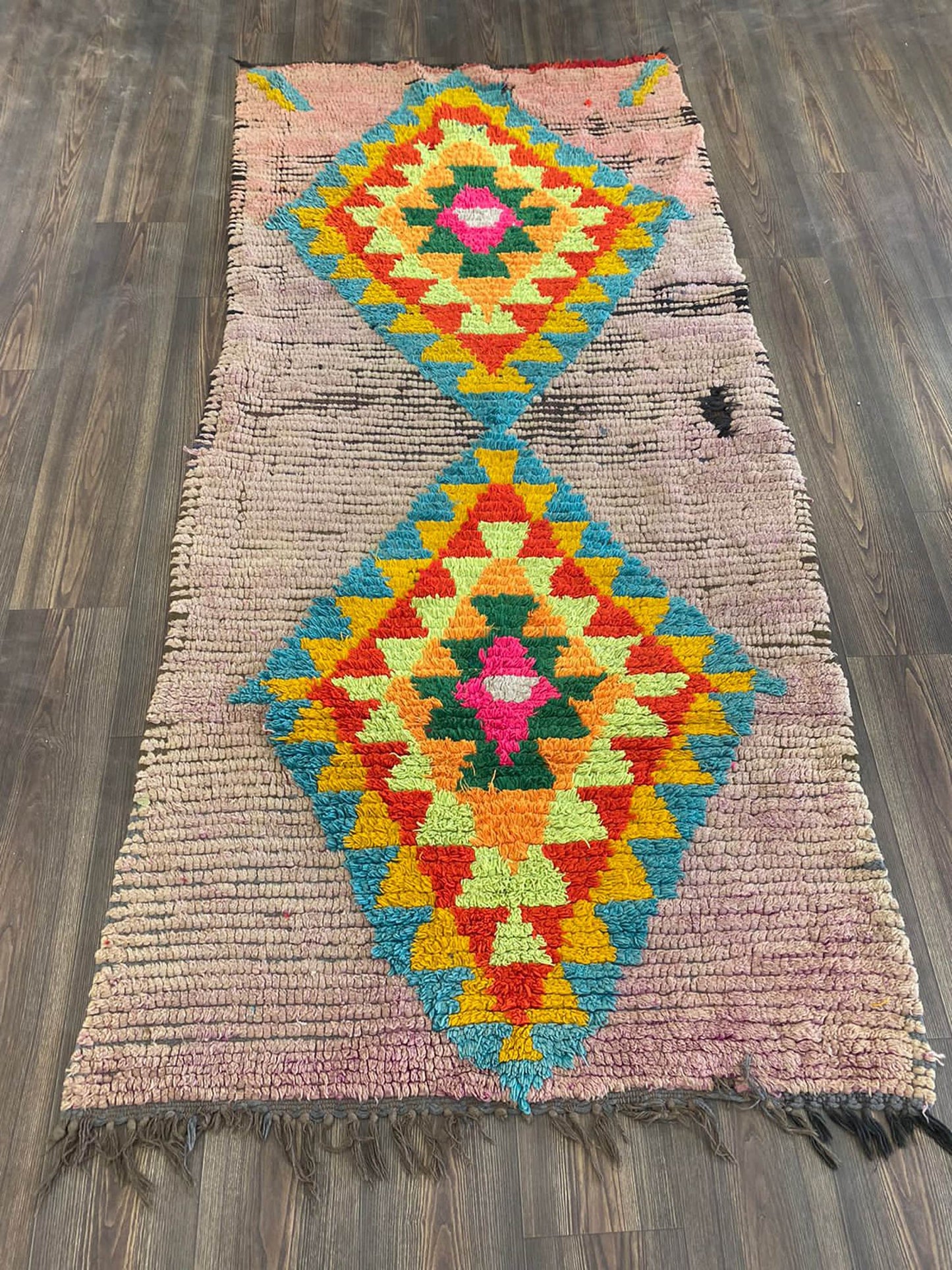 4x8 ft Authentic Moroccan Rugs, unique vintage Berber Rug.