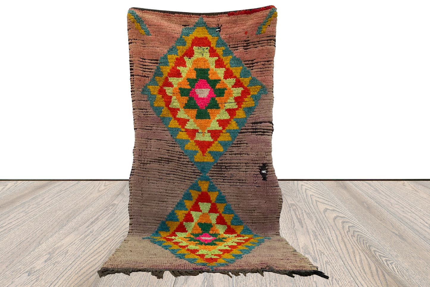 4x8 ft Authentic Moroccan Rugs, unique vintage Berber Rug.