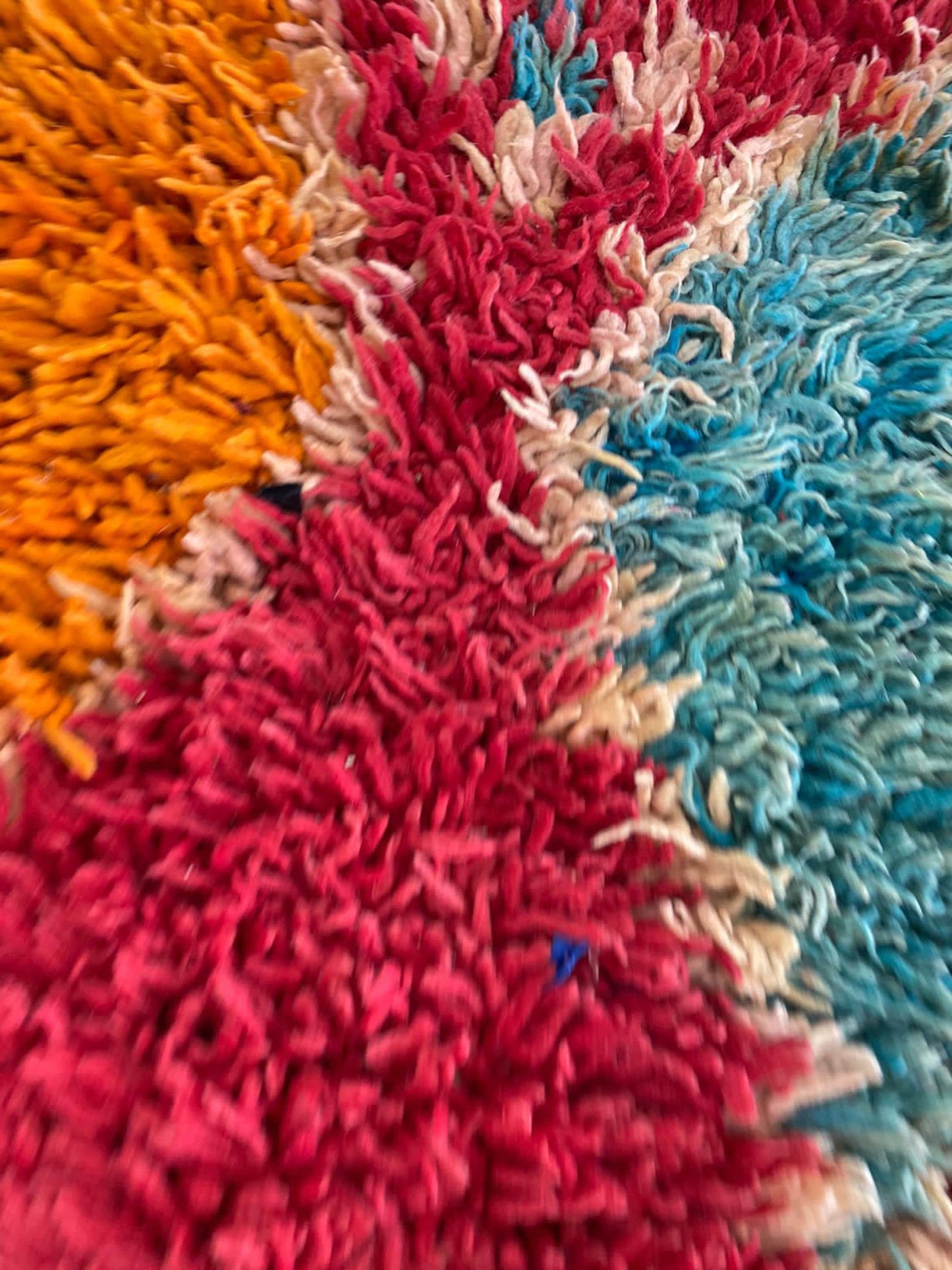 Tapis berbères étroits 2x10 pieds, tapis marocains vintage à losanges.