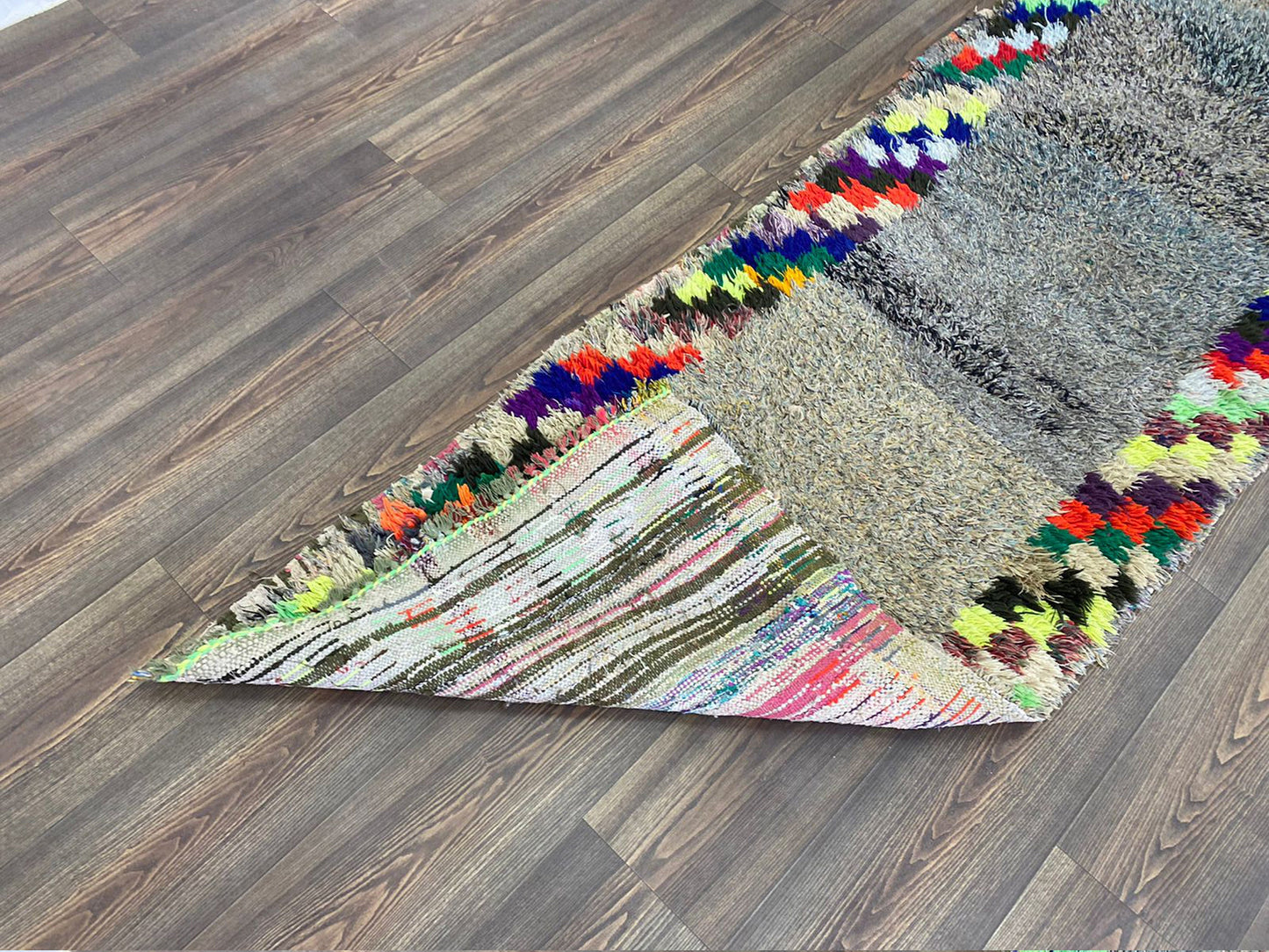 3x8 Moroccan vintage narrow runner Rugs, Berber old rare Rug