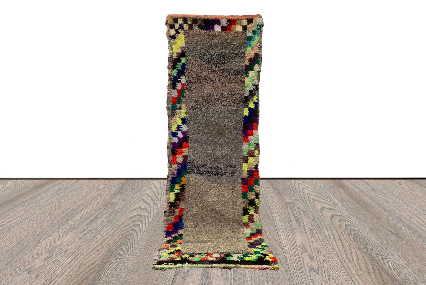 3x8 Moroccan vintage narrow runner Rugs, Berber old rare Rug