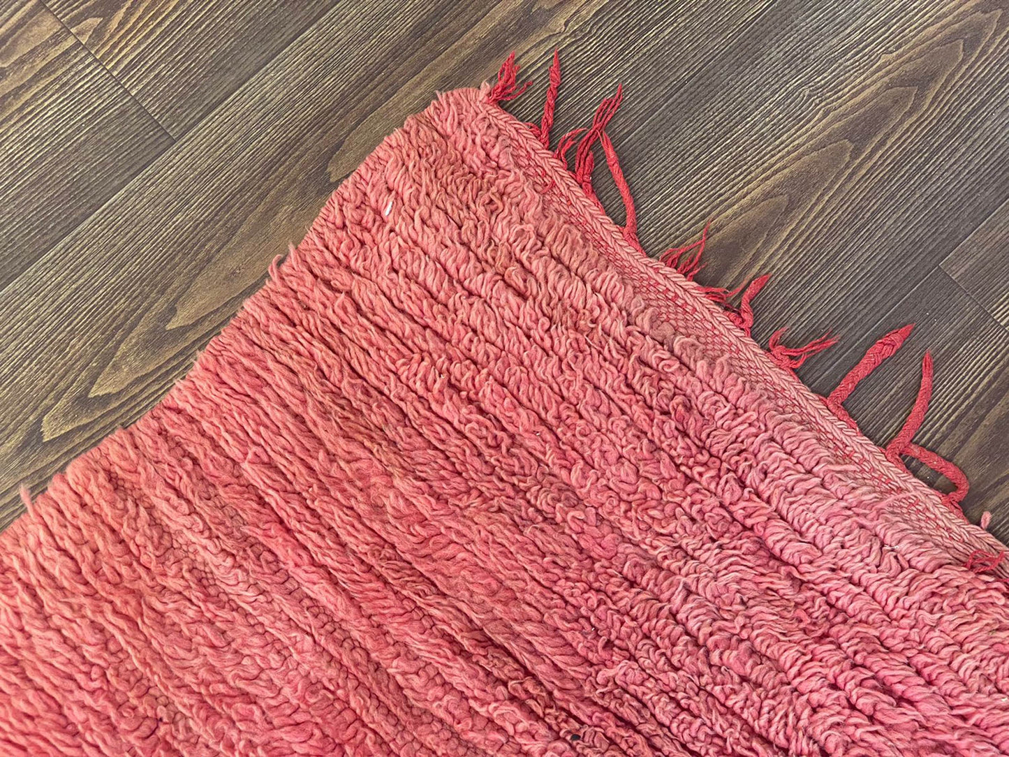 Moroccan vintage solid long runner Rug, 3x10 Berber shag woolen handwoven rugs.