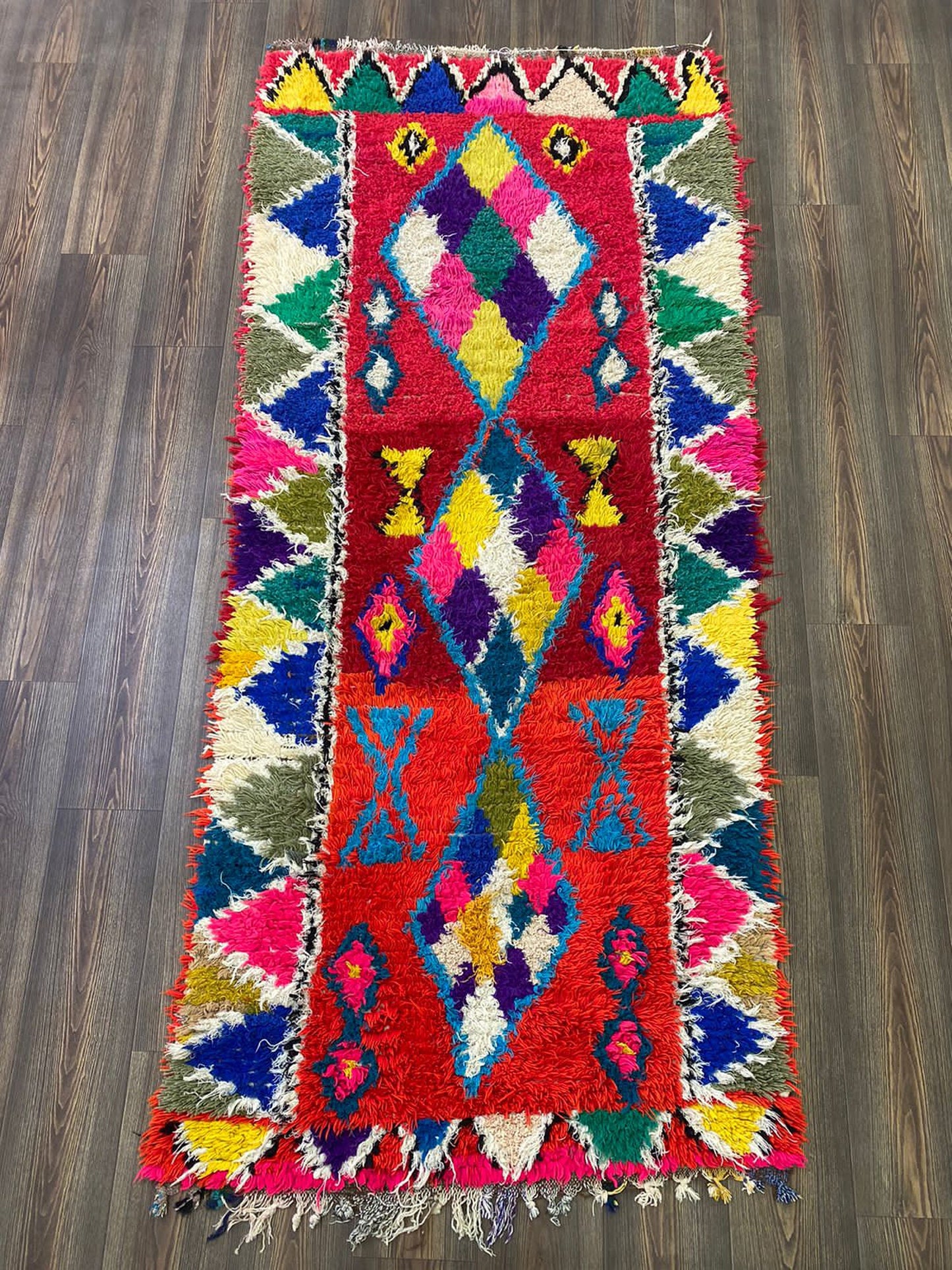 Berber vintage Red large Rugs, 4x8 Moroccan handwoven style old rare Rugs.