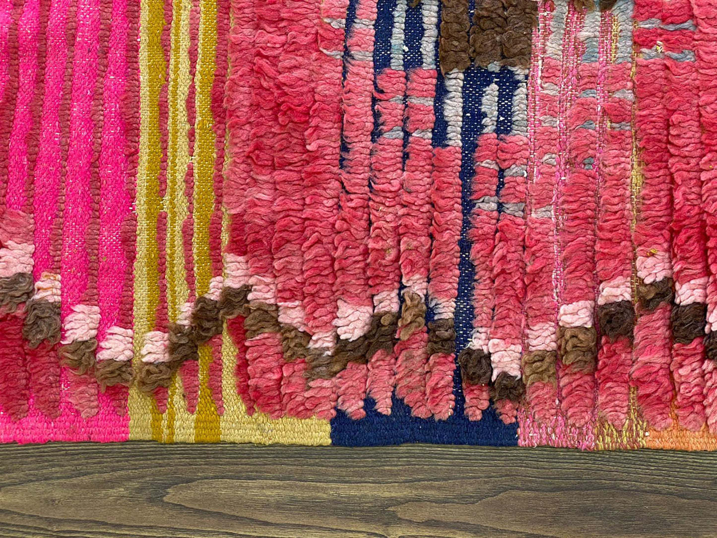 Berber - hand woven vintage faded red area Rugs, 4x7 FT - Moroccan worn Rugs.