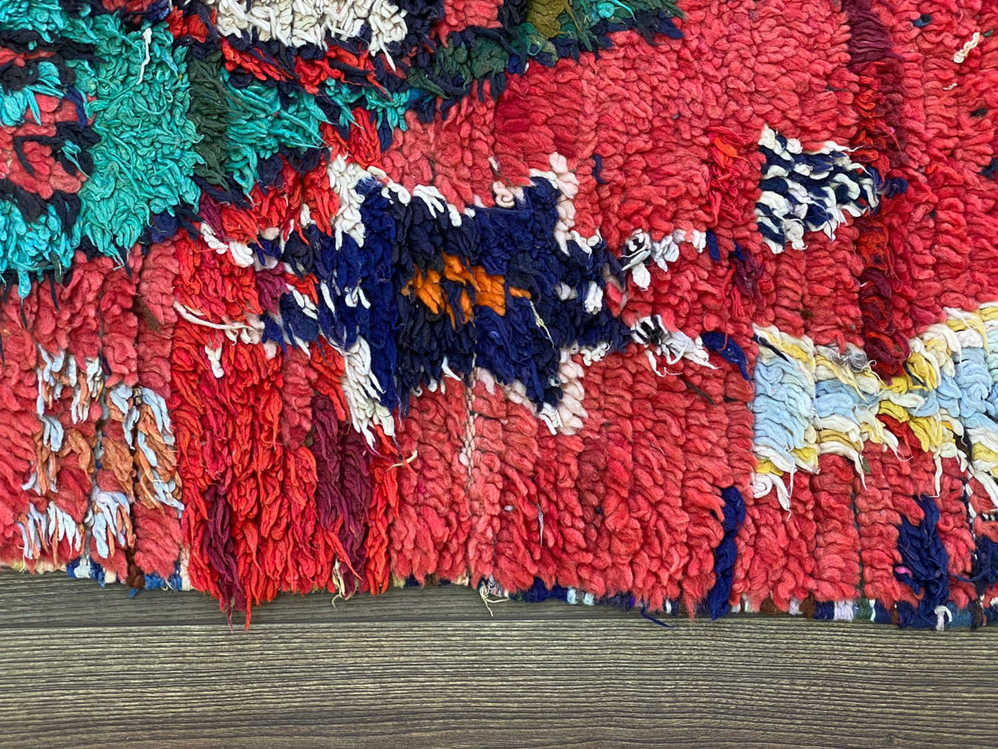 Moroccan - Berber woven red vintage area Rug, 3x8 FT, Bohemian Home Decor unique rugs.