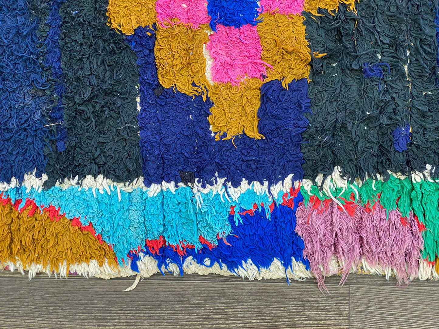 Small Berber area Rug, bohemian colorful Vintage unique Rug. Moroccan Rugs 3x6.
