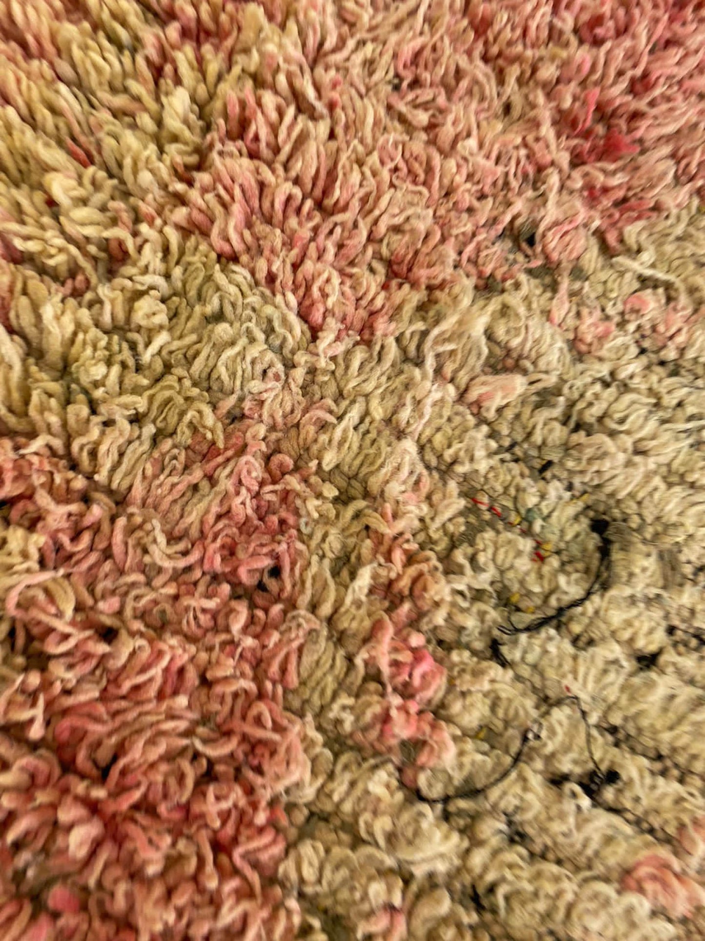 3x8 ft Moroccan vintage runner Rugs, Colorful Berber faded color woven Rugs.