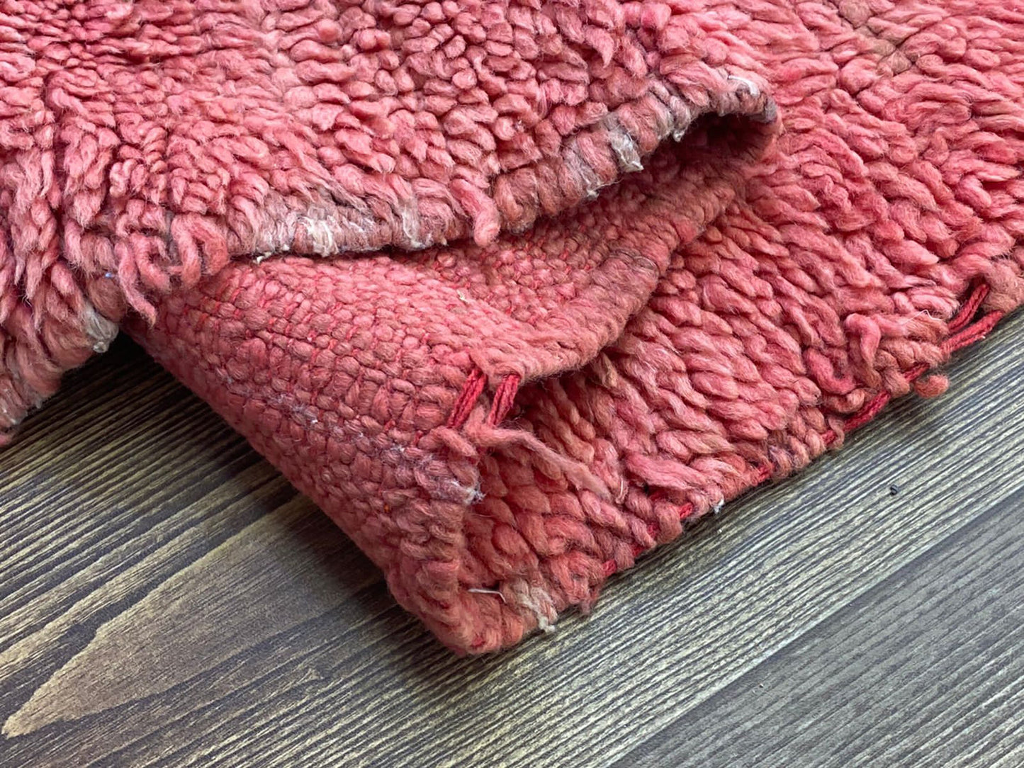 Moroccan vintage solid long runner Rug, 3x10 Berber shag woolen handwoven rugs.