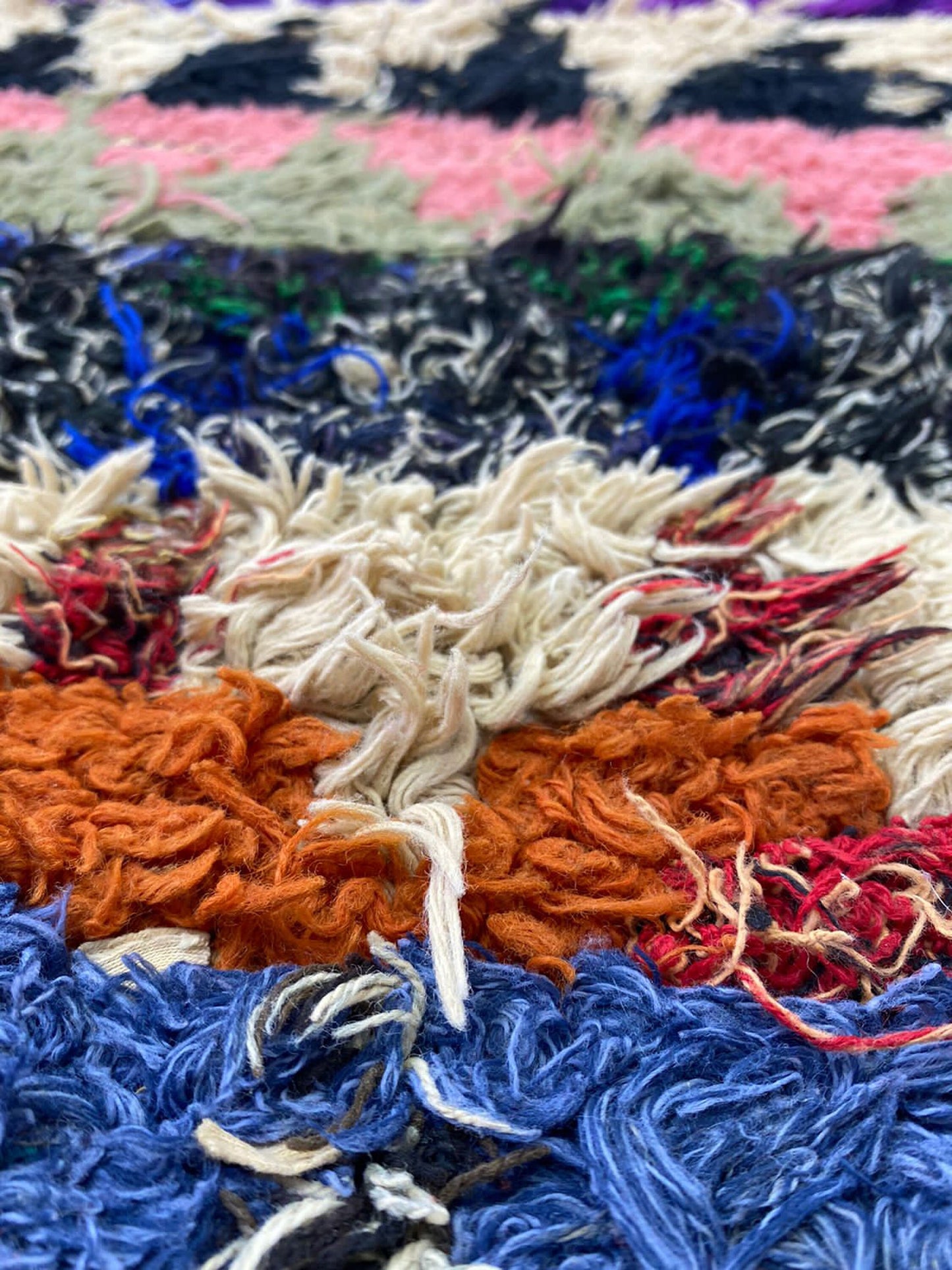 3x9 Morrocan colorful vintage runner Rug, Berber Bohemian woven Diamond Rugs.