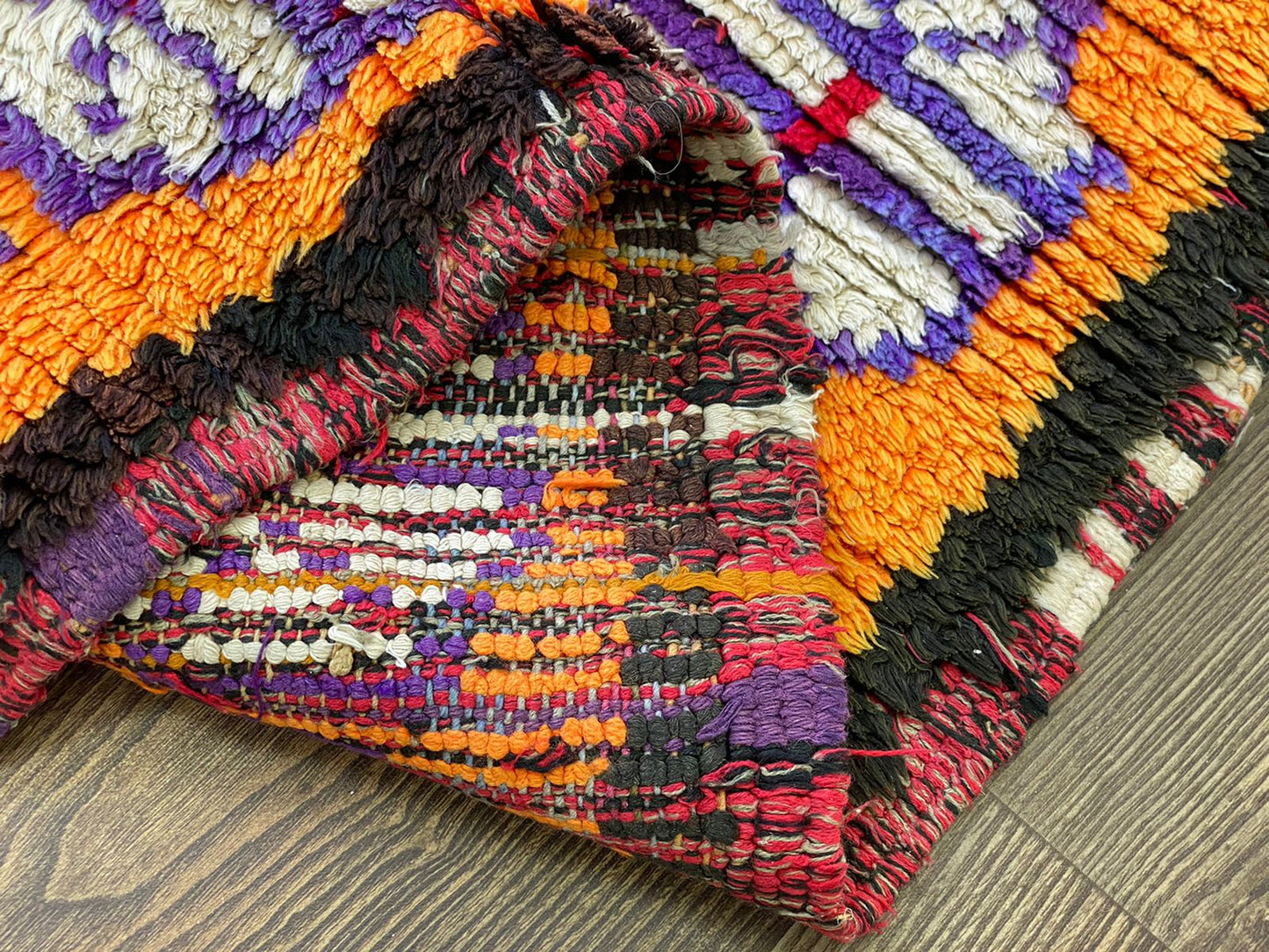 4x7 Moroccan woven red vintage area Rugs.