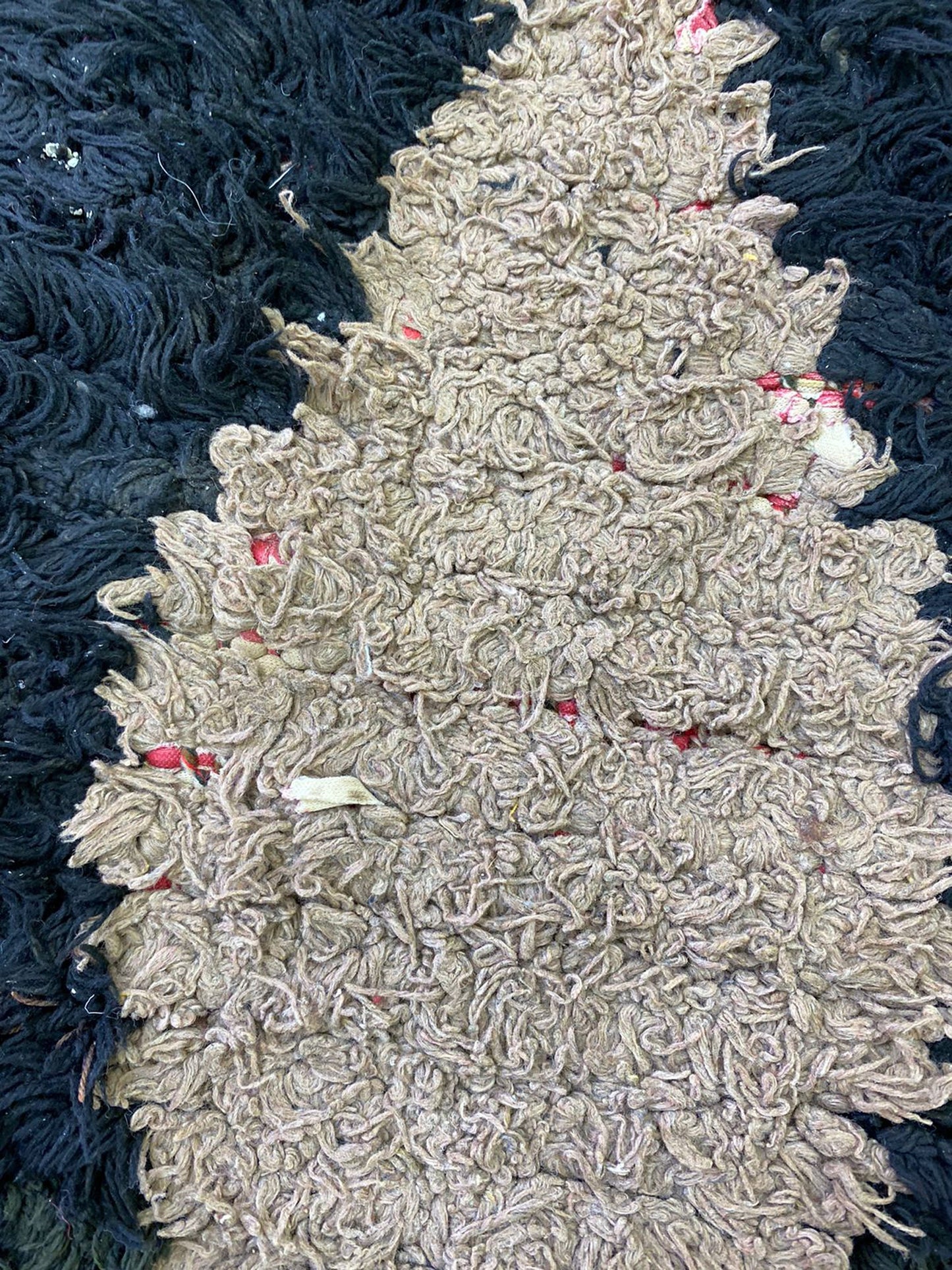 Bohemian Moroccan vintage runner Rug 2x7, Berber hallway runners.