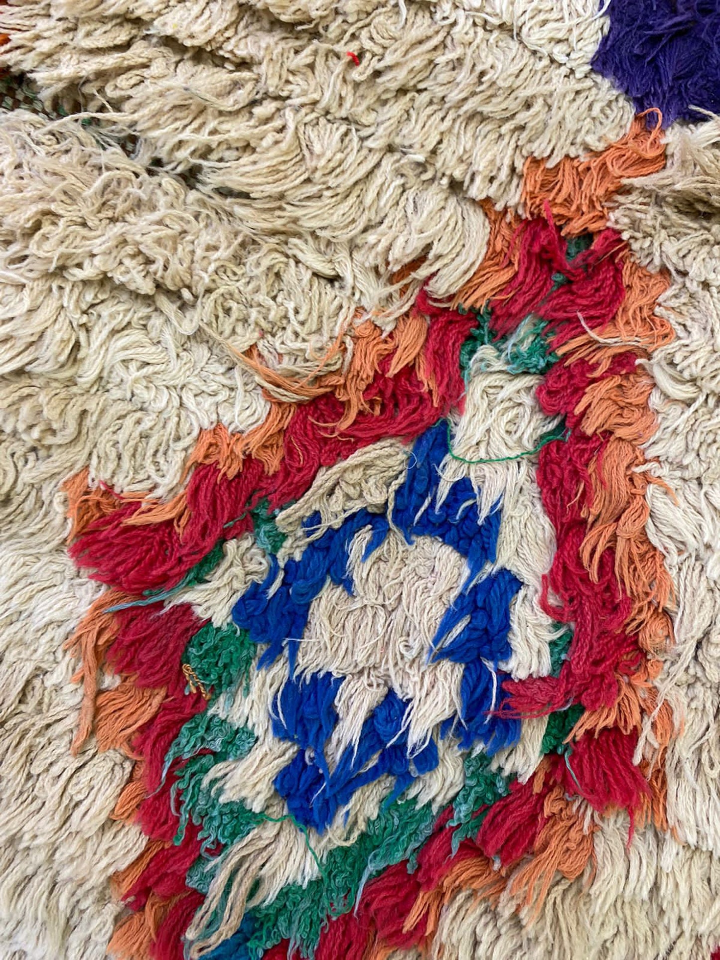 4x6 Small Moroccan vintage Rug, Woven Checkered Diamond colorful Rug.