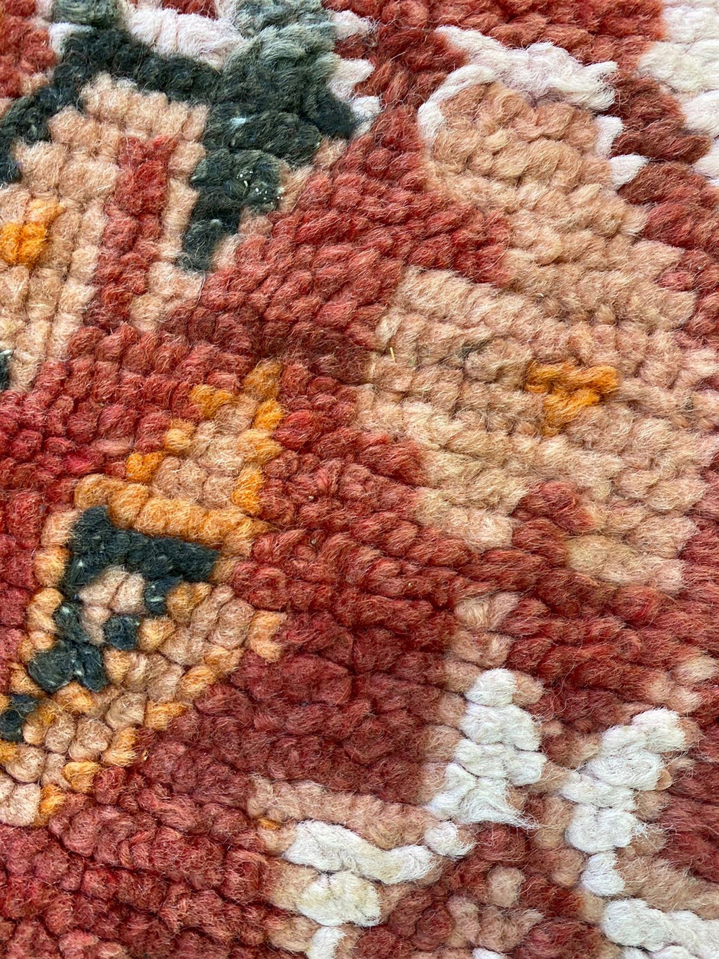 Vintage Woolen Small area Rug, Moroccan Bohemian Home rugs 3x5.