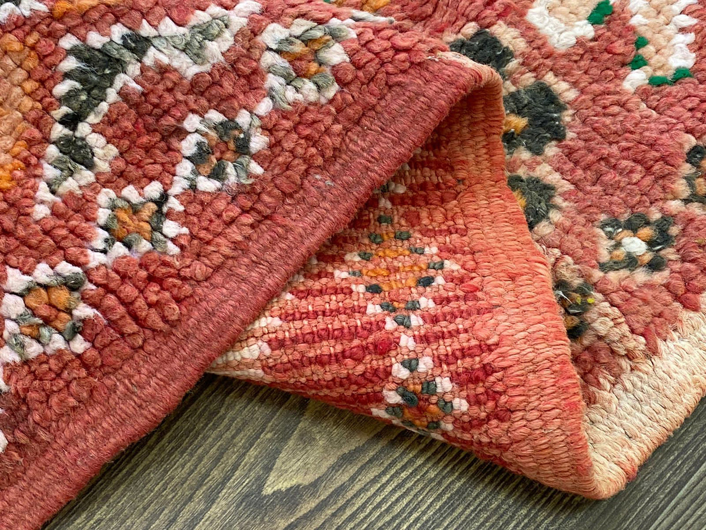 Vintage Woolen Small area Rug, Moroccan Bohemian Home rugs 3x5.