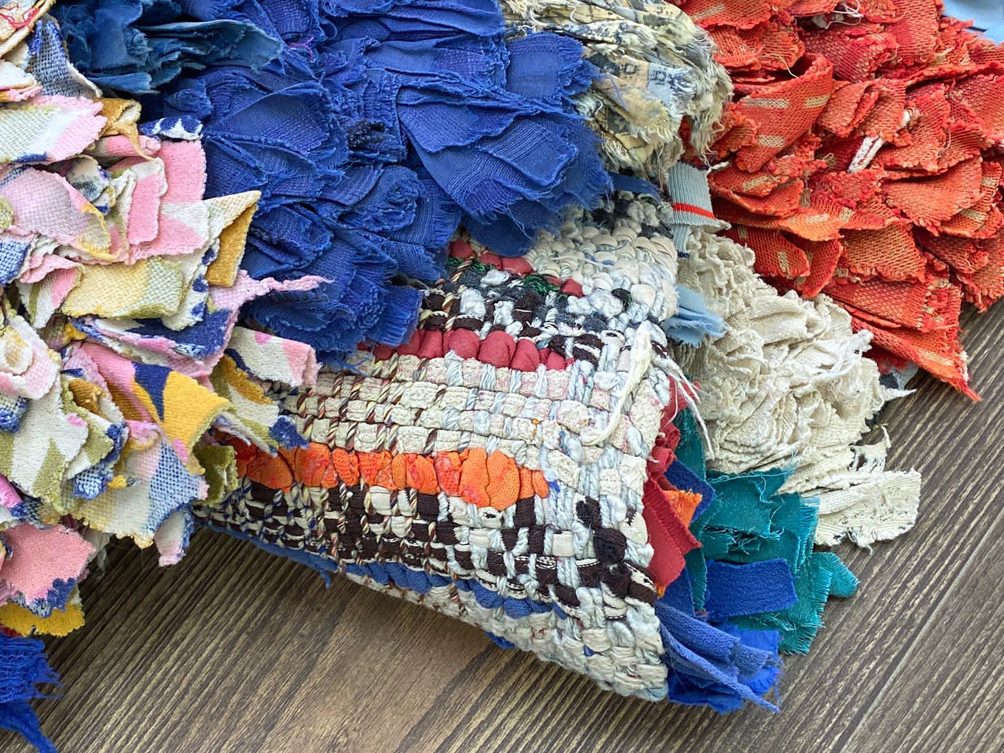 Boucherouite woven colorful runner Rugs, Moroccan Berber Diamond Rug 3 By 8.