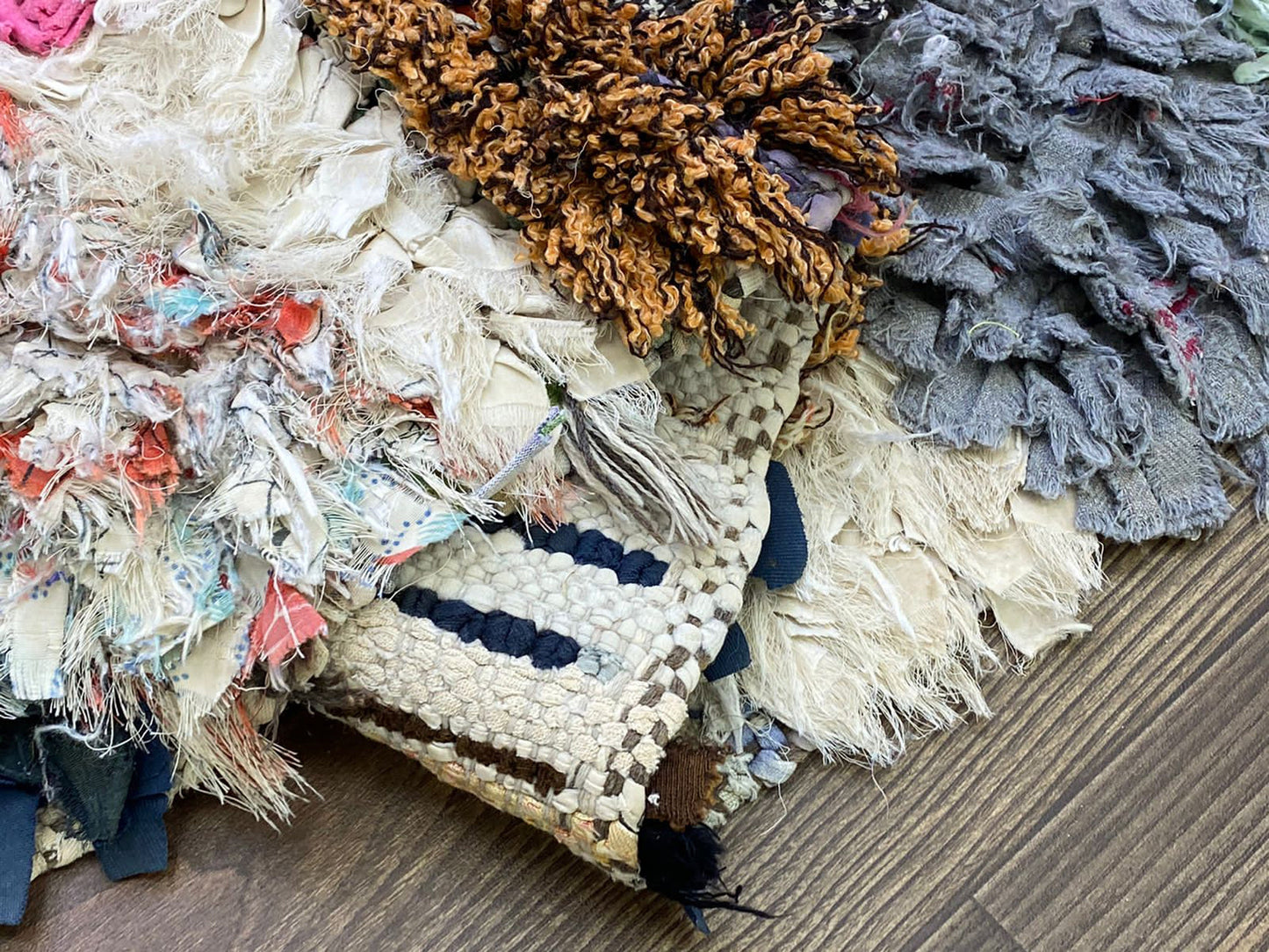 3x7 Boucherouite Rugs, Moroccan Berber Narrow runner Rug.