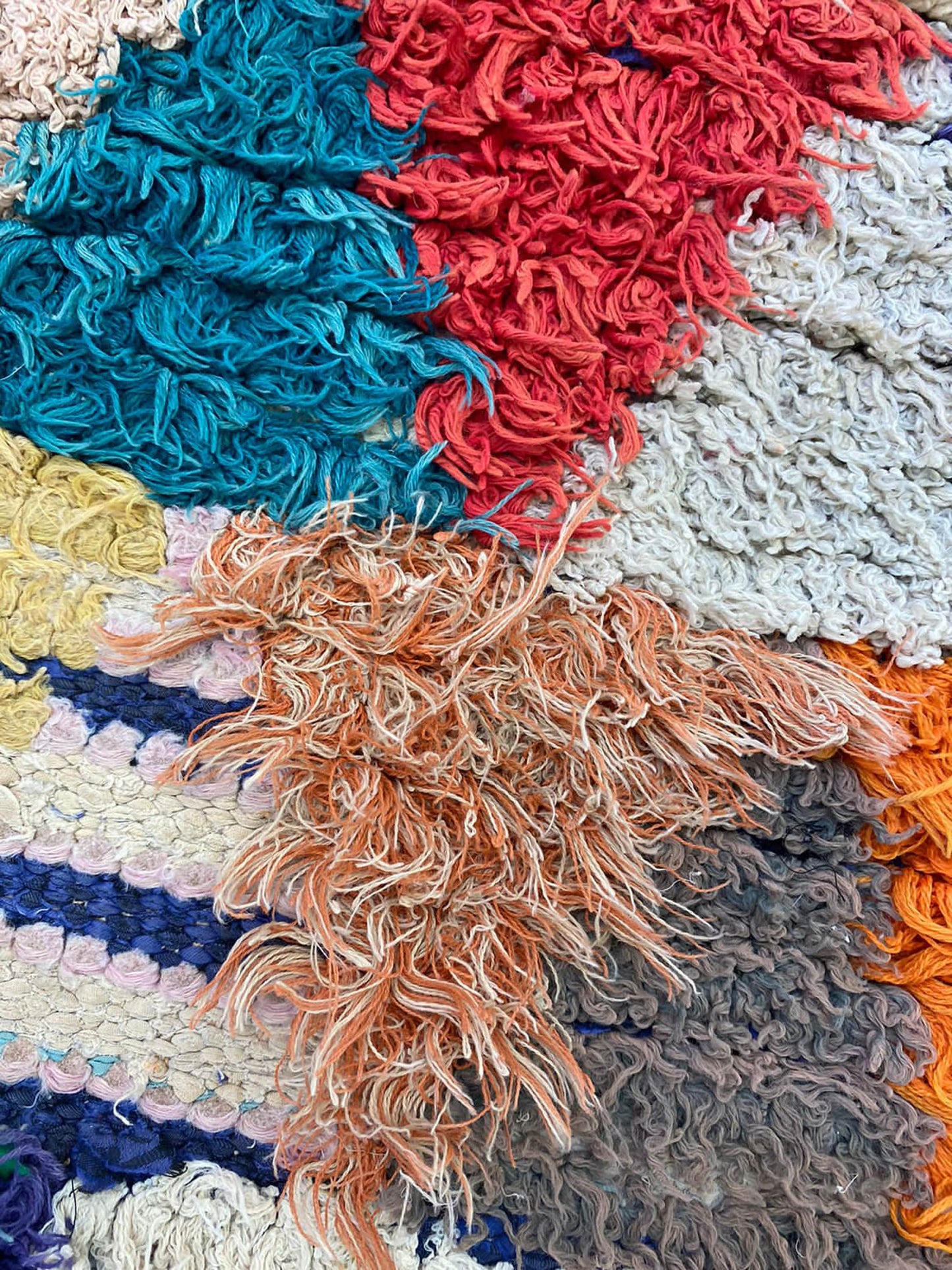 Narrow Moroccan runner rug, Berber handwoven colorful runners Rug, 2x8.