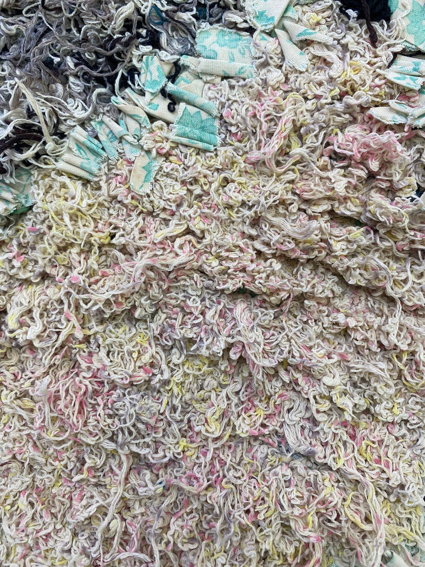 White runner Diamond Colorful Rugs. 2x9 Boucherouite vintage Rugs, Handwoven Berber Moroccan Rug.