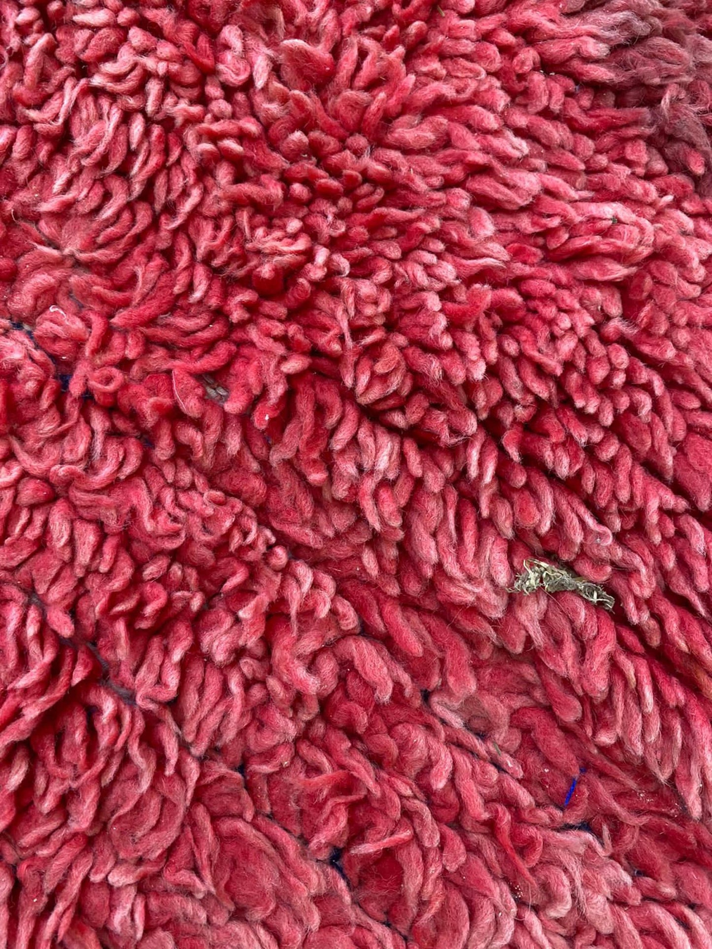 Vintage solid small area Rug, 3x6 Handwoven Berber Moroccan Rugs.