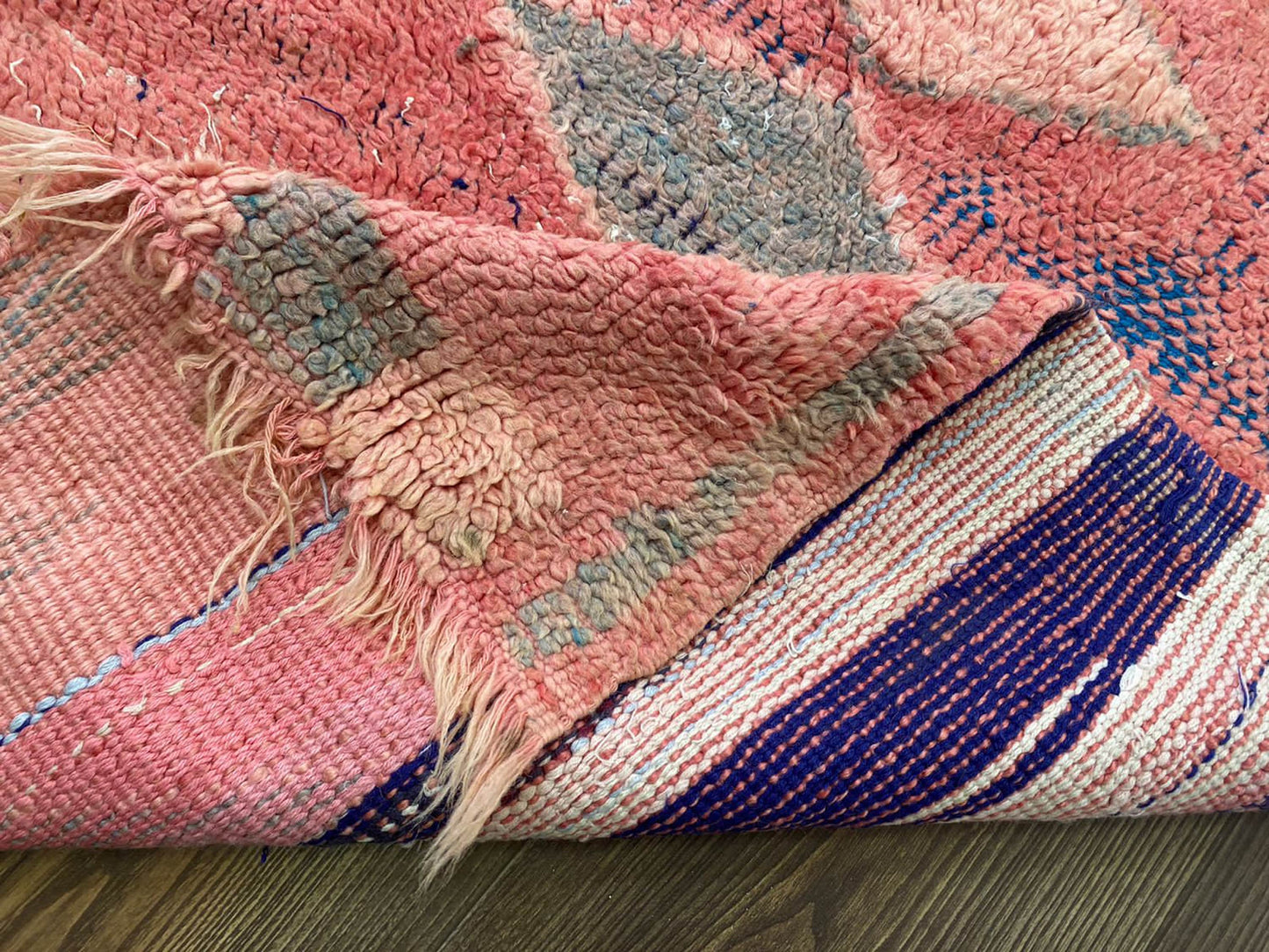 3x10 Moroccan narrow runner Rug, Bohemian Home décor Faded Red Rug.