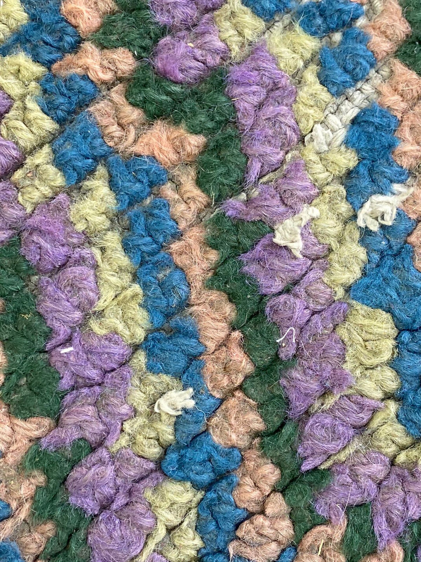 Moroccan Vintage Rug, 3x4 FT Rug