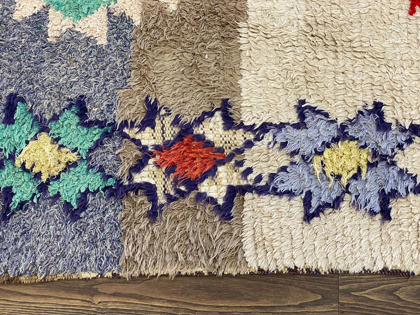 Moroccan colorful large Rugs, 3x10 Berber Vintage runner Rug.