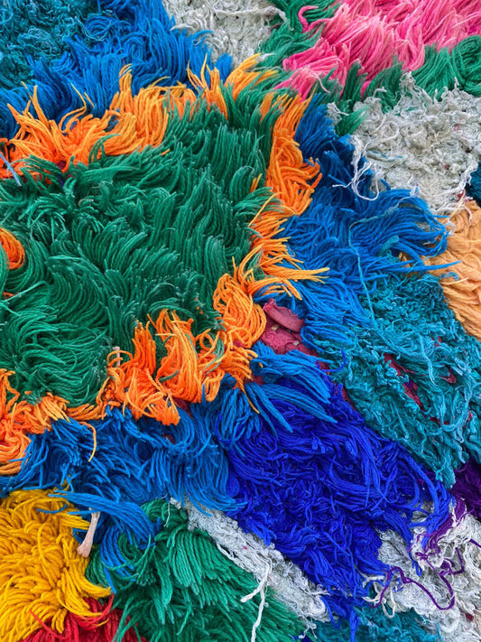 Tapis de couloir marocain vintage étroit Squire 2x6.