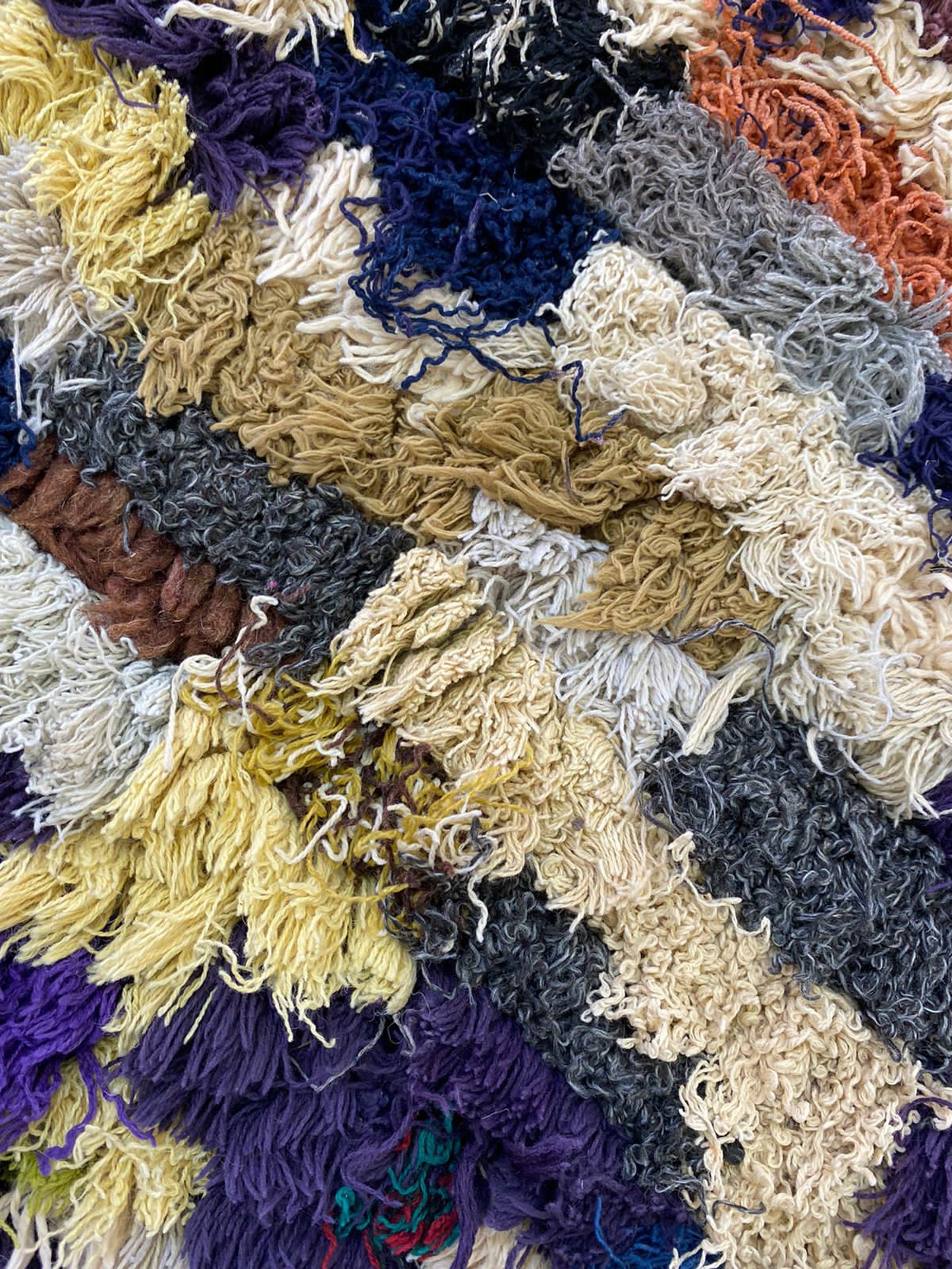 Moroccan Berber small Rug. 2x6 Small narrow runner vintage colorful Rugs.