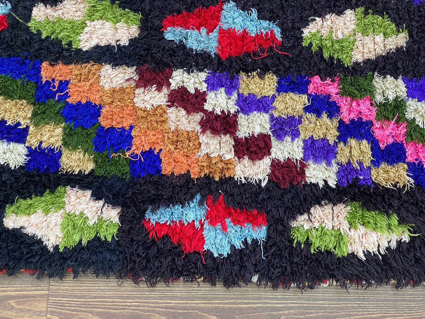 Moroccan vintage runner Rugs, 3x10 Berber tribal narrow Rug.