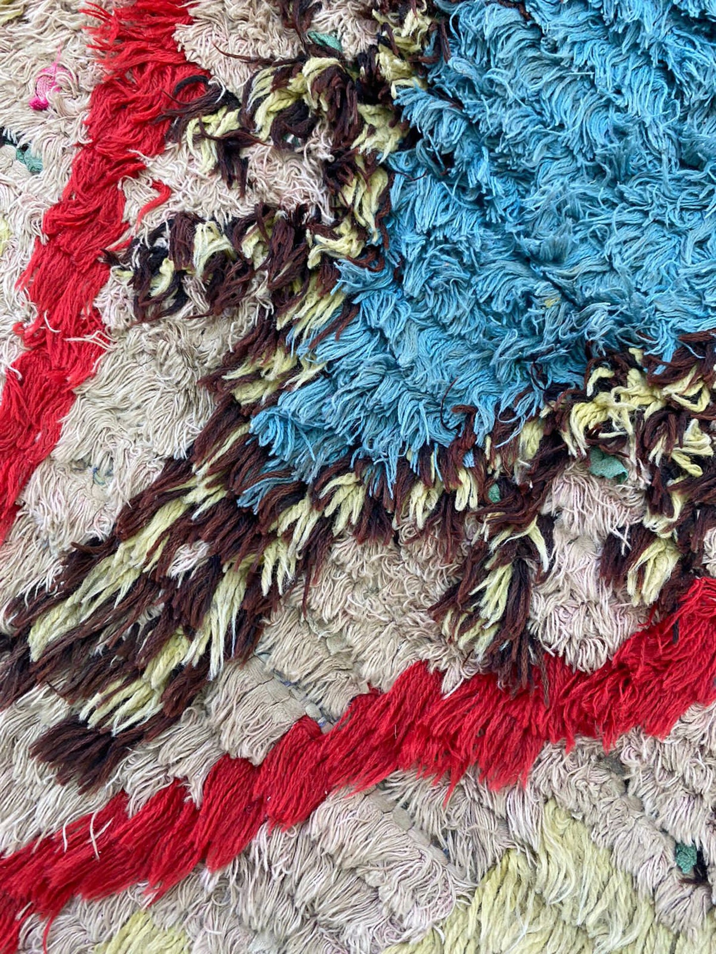 3x8 Handwoven Vintage Berber Rug, Moroccan Narrow runner Rugs.