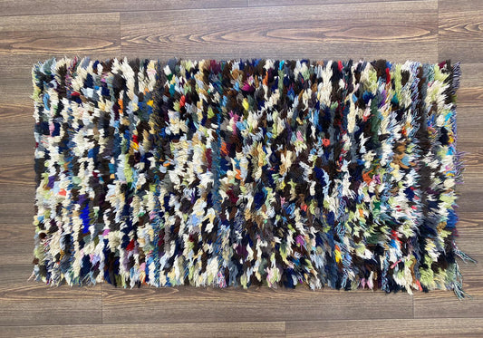 Vintage Runner 2x4 ft, Authentic Moroccan Berber Rug, Perfect for Home Decor, Unique Housewarming Gift